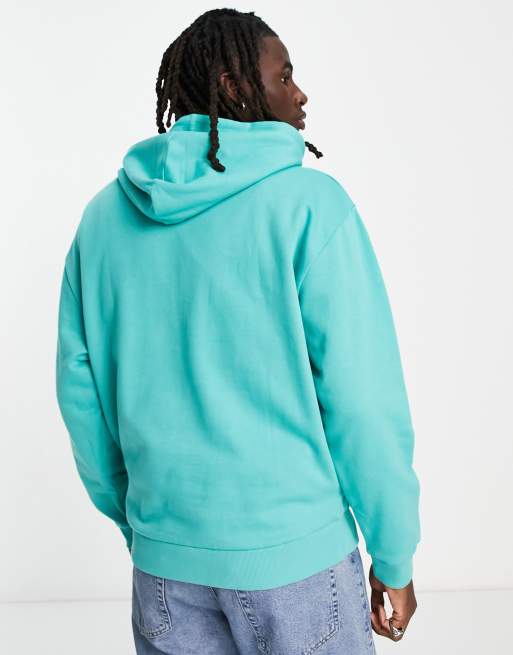 Turquoise hooded online sweatshirt