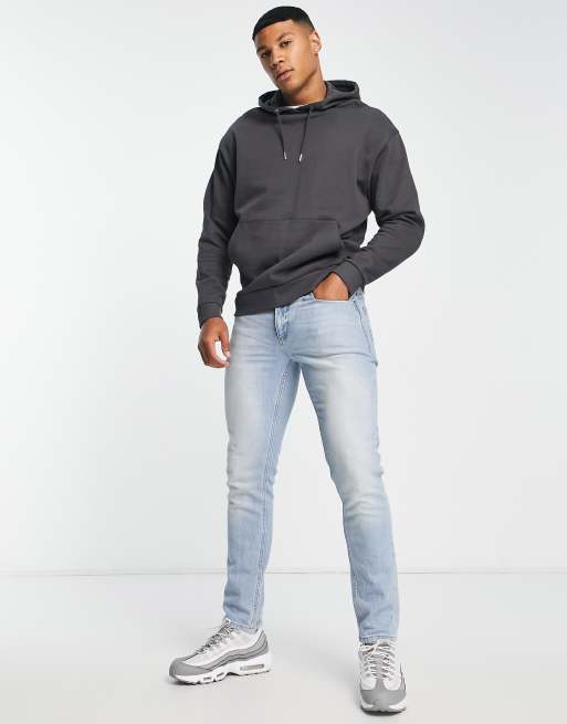 Oversized hoodie and deals skinny jeans