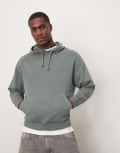 [ASOS DESIGN] ASOS DESIGN oversized hoodie in washed green XS BALSAM GREEN