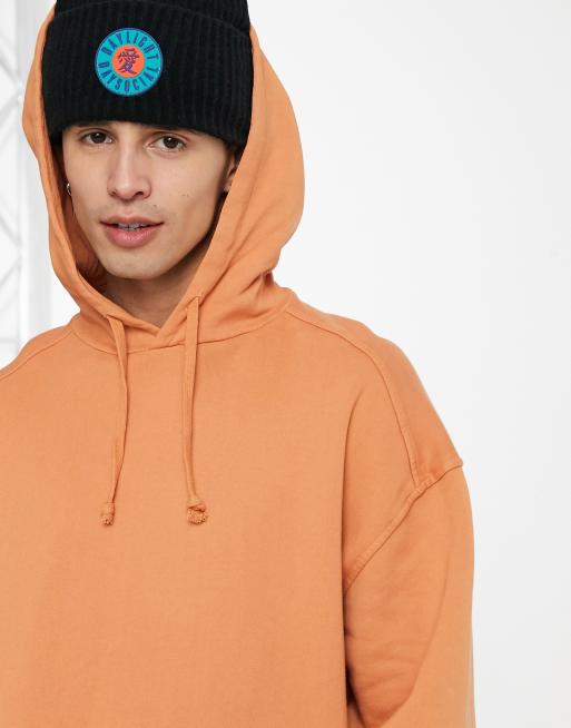 Washed discount orange hoodie