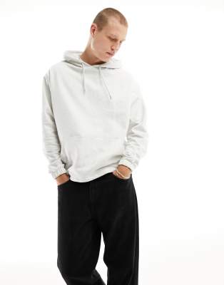 ASOS DESIGN oversized hoodie in white marl - ASOS Price Checker