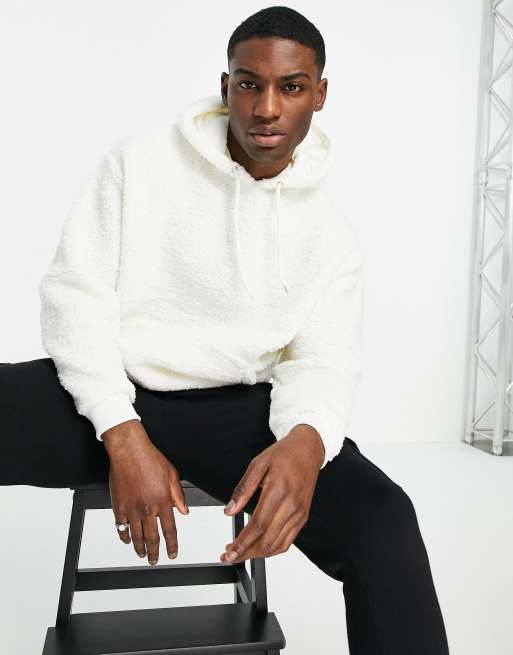 Asos mens best sale white hoodie