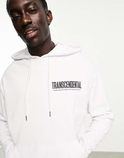 White hoodie clearance asos