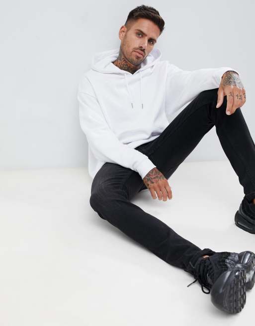 ASOS DESIGN oversized hoodie in white | ASOS