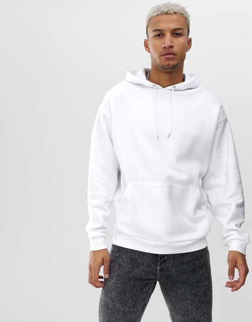 White on sale hoodie asos