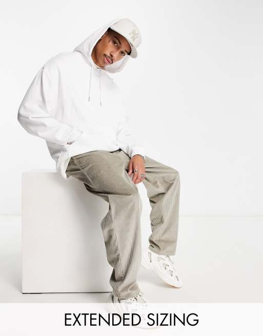 Mens white hoodie store outfit