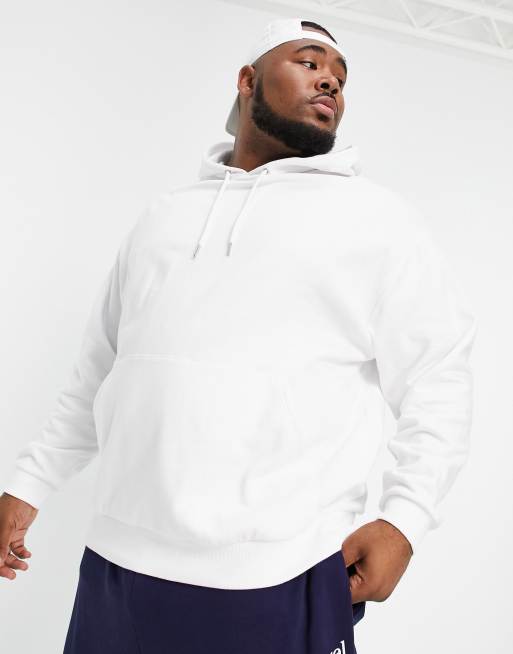 ASOS DESIGN oversized hoodie in white