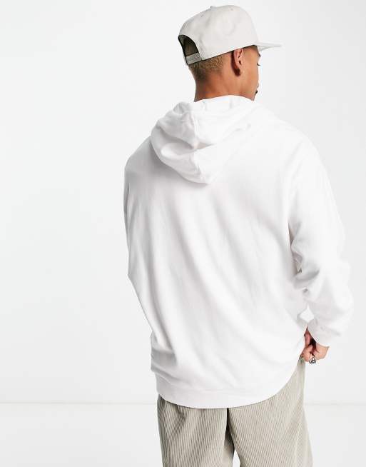 Asos white cheap hoodie