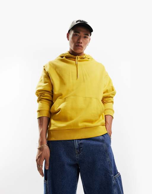 Asos yellow hoodie online