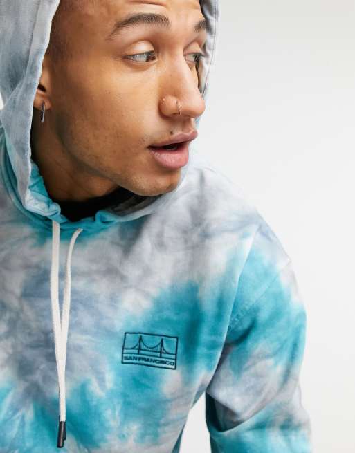 Tie die hoodie online set