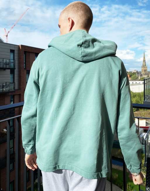 Washed green online hoodie