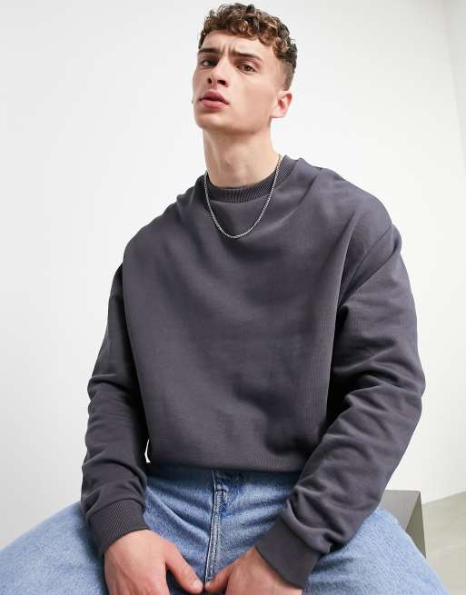 Grey washed sweater new arrivals