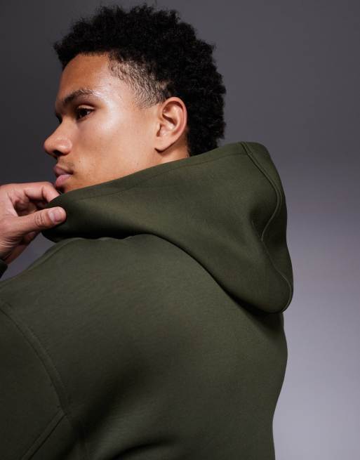 ASOS DESIGN - Oversized hoodie van zware stof in scuba-stijl in groen, 5 van 5