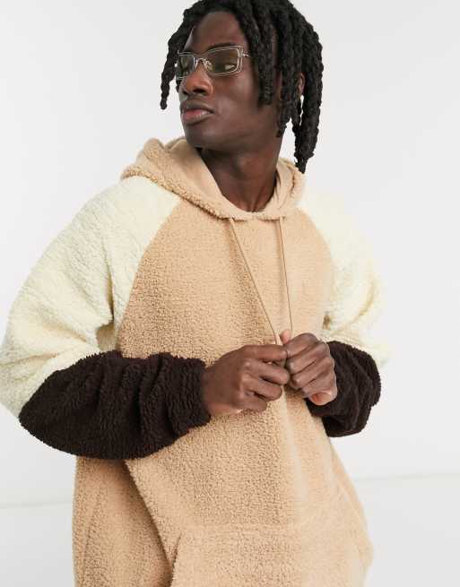 Teddy hoodie asos sale