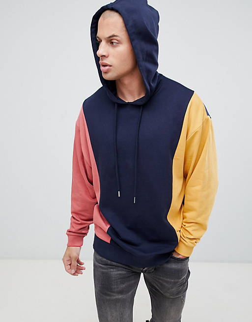 ASOS DESIGN oversized hoodie with colour blocking | ASOS