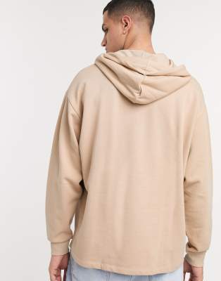 asos beige hoodie