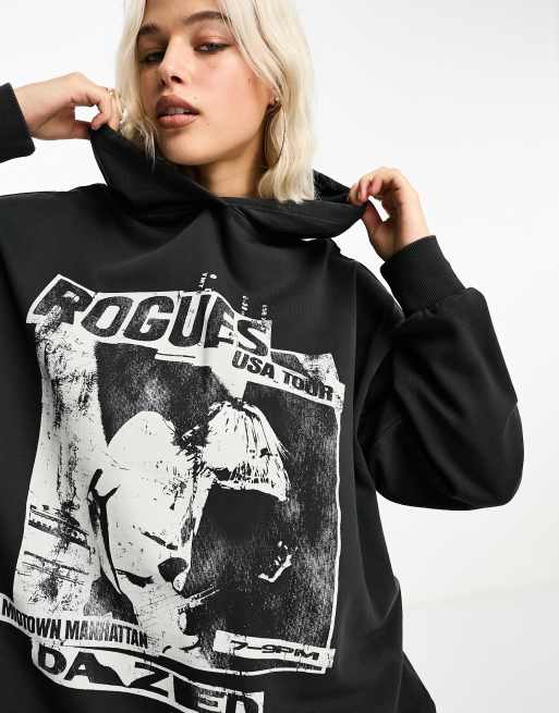 Graphic deals oversized hoodie