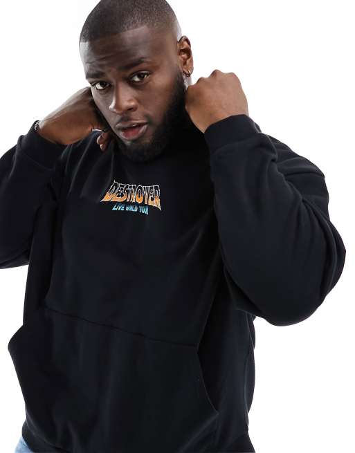 Oversized best sale hoodie thrasher