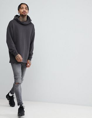 washed oversized hoodie