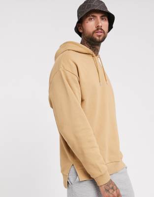 oversized tan hoodie