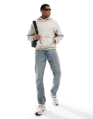 ASOS DESIGN ASOS DESIGN oversized hoodie with top stitched panels in grey