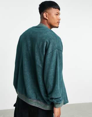 green jersey bomber jacket