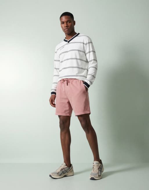 ASOS DESIGN - Oversized jersey short met achterzak in roze, 10 van 12