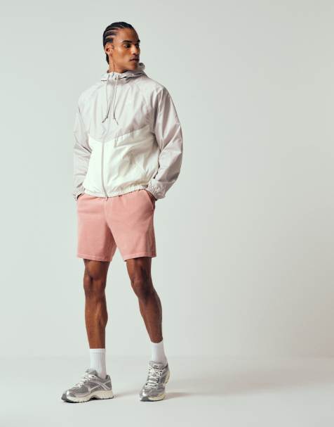 ASOS DESIGN oversized jersey short with back pocket in pink - view 1