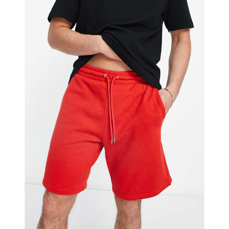 Mens red hot sale designer shorts