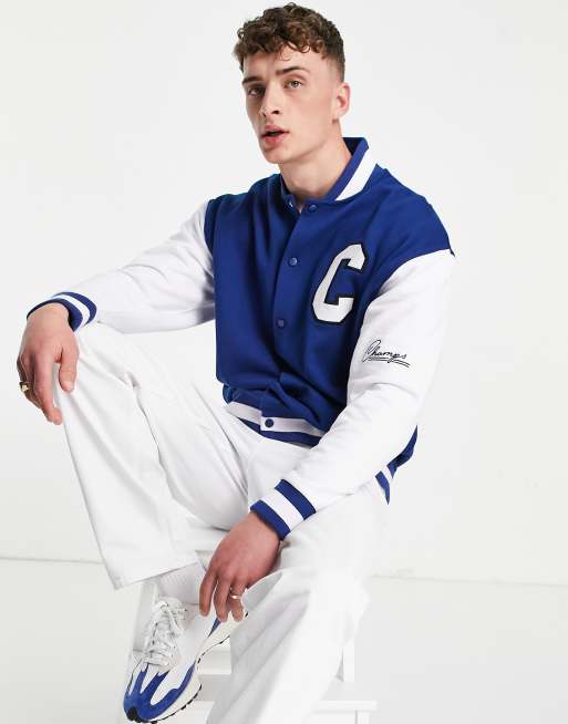 Asos letterman outlet jacket