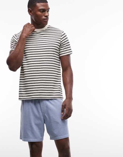 ASOS DESIGN oversized jerseyshort med baglomme i blå - view 1