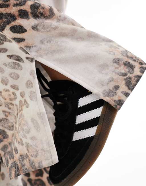 Gazelle trainers black raw desert outlet leopard