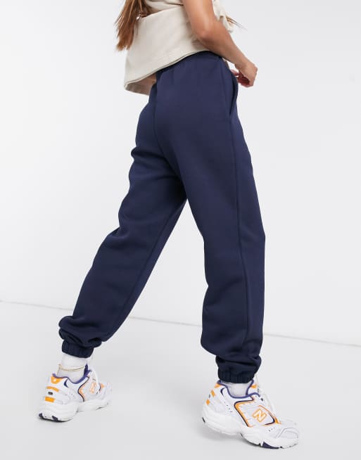 ASOS DESIGN oversized jogger in navy