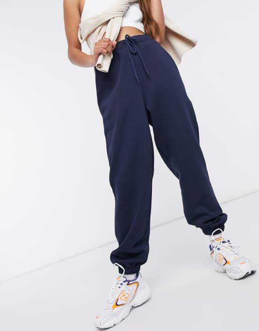 ASOS DESIGN oversized jogger in navy