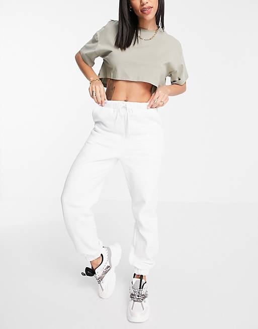 Tracksuits oversized jogger in white 