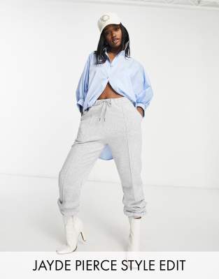 Gray marl oversized online 90s joggers