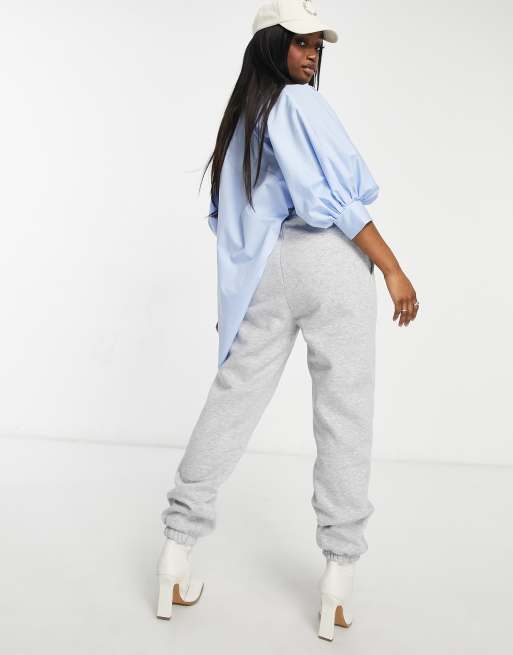 Grey marl 90's oversized joggers hot sale