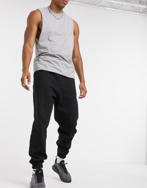 ASOS Oversized joggers in Black for Men