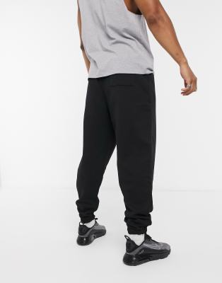 asos black joggers mens