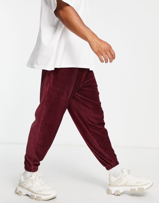 Velour Ribbed Joggers