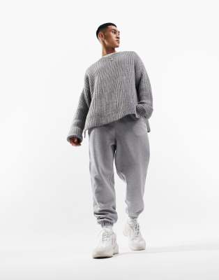 grey marl joggers