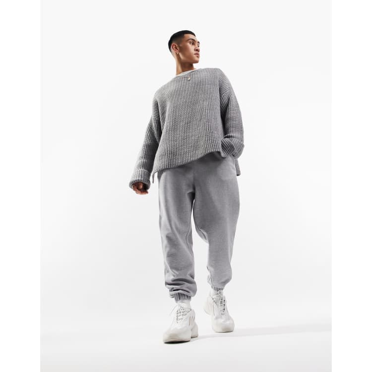 ASOS DESIGN oversized joggers in grey marl ASOS