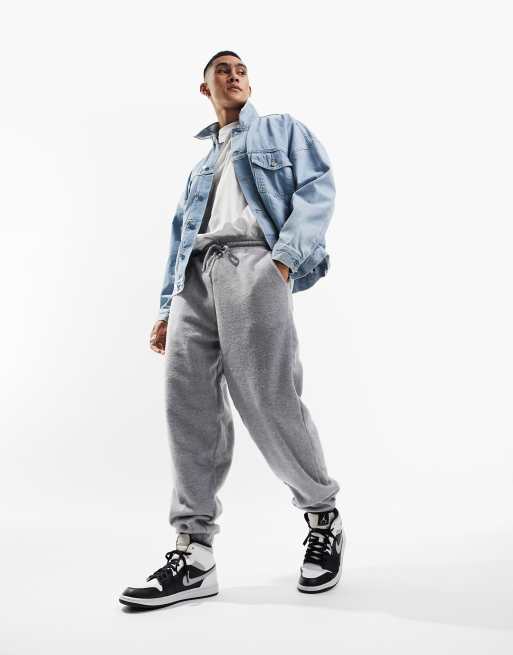 Asos joggers grey hot sale