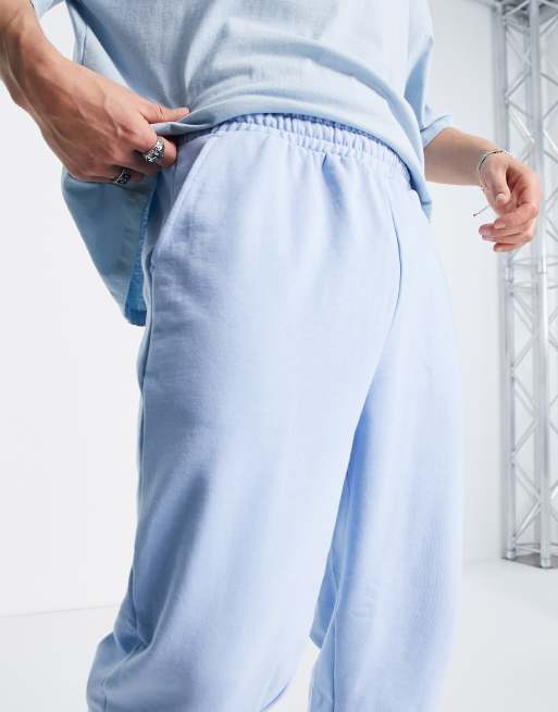 Jogging bleu pastel homme new arrivals