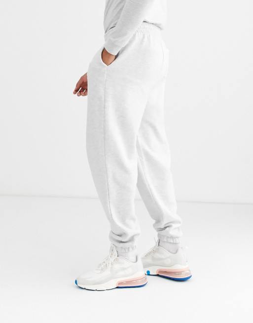 White best sale marl joggers