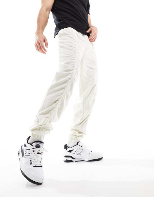 White joggers asos sale