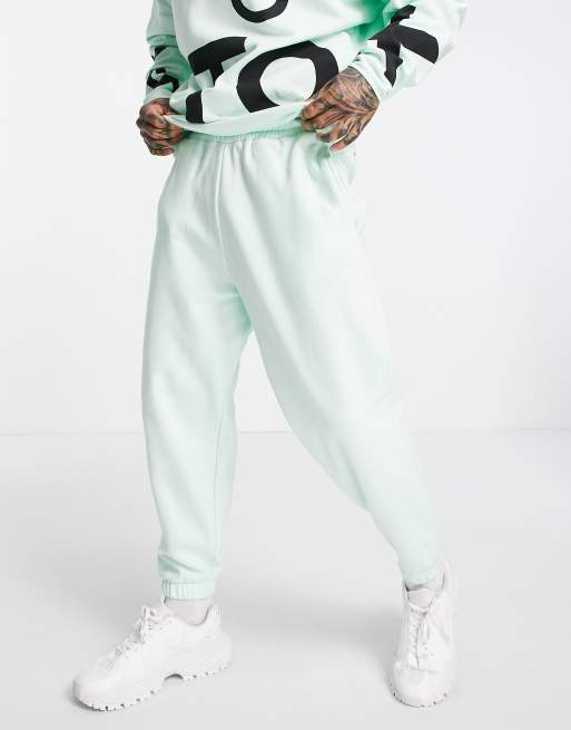 ASOS DESIGN - Oversized joggingbroek in lichtblauw, deel van co-ord set