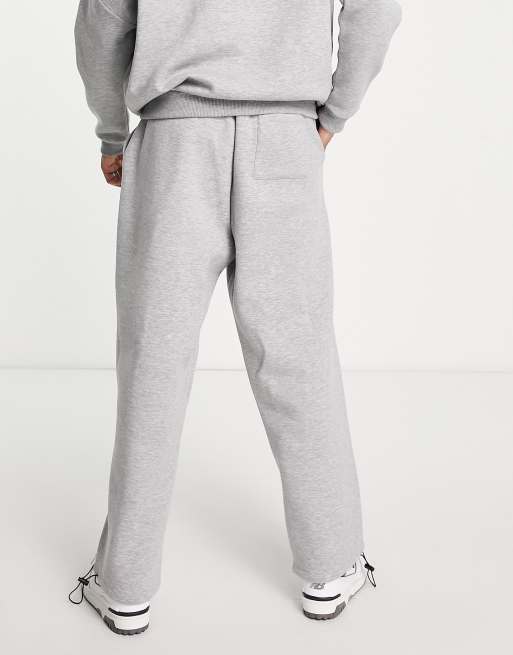 ASOS DESIGN - Oversized joggingbroek met ballonpijpen in gemêleerd in grijs, deel van co-ord set, 4 van 4