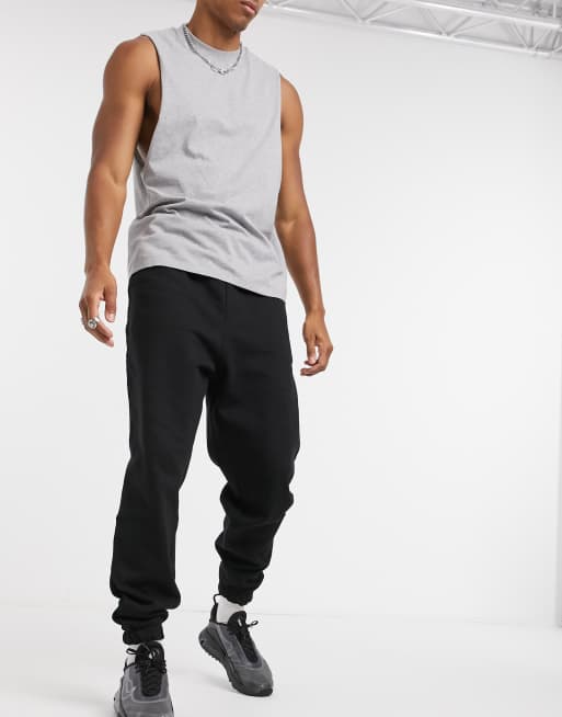 ASOS DESIGN - Oversized joggingbukser i sort