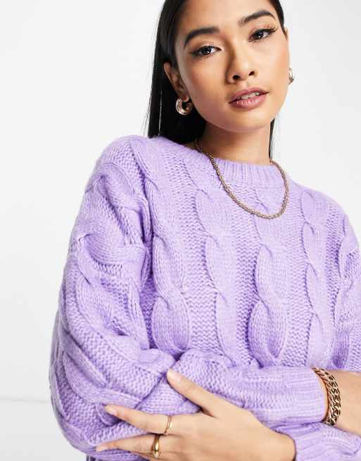 Oversized hot sale lavender sweater